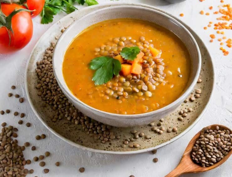 قیمت سوپ نیمه امده عدس با کیفیت ارزان + خرید عمده